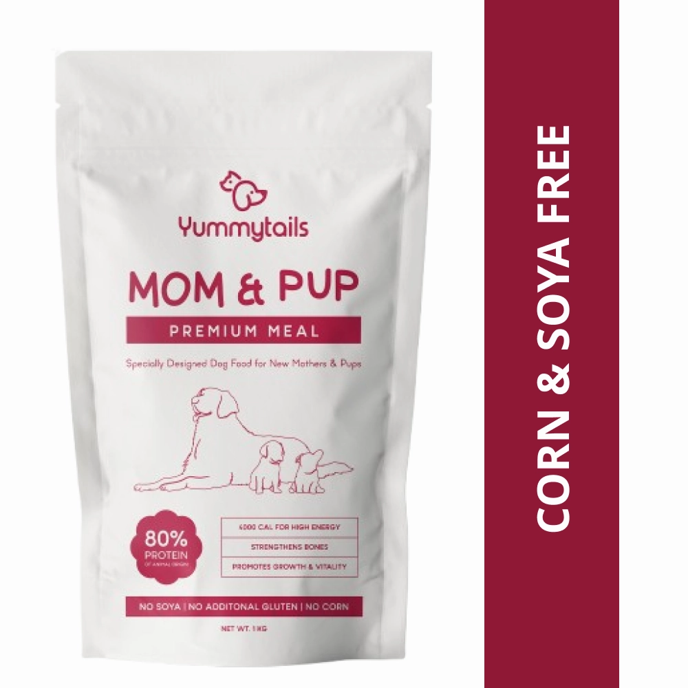 Yummytails Super Premium Mother and Puppy Dry Food | Chicken & Fish Flavor | Corn and Soya Free Formula