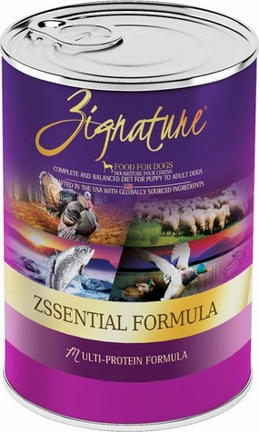 Zignature Grain Free Zssential Multi-Protein Recipe Single Canned Dog Food