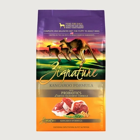 ZIGNATURE Kangaroo Formula Dry Food for Dogs