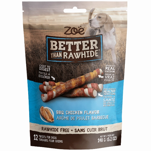 Zo Better than Rawhide BBQ Chicken Twists