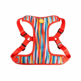 Zoomiez Adjustable Tango Printed Step in Mesh Harness for Dogs
