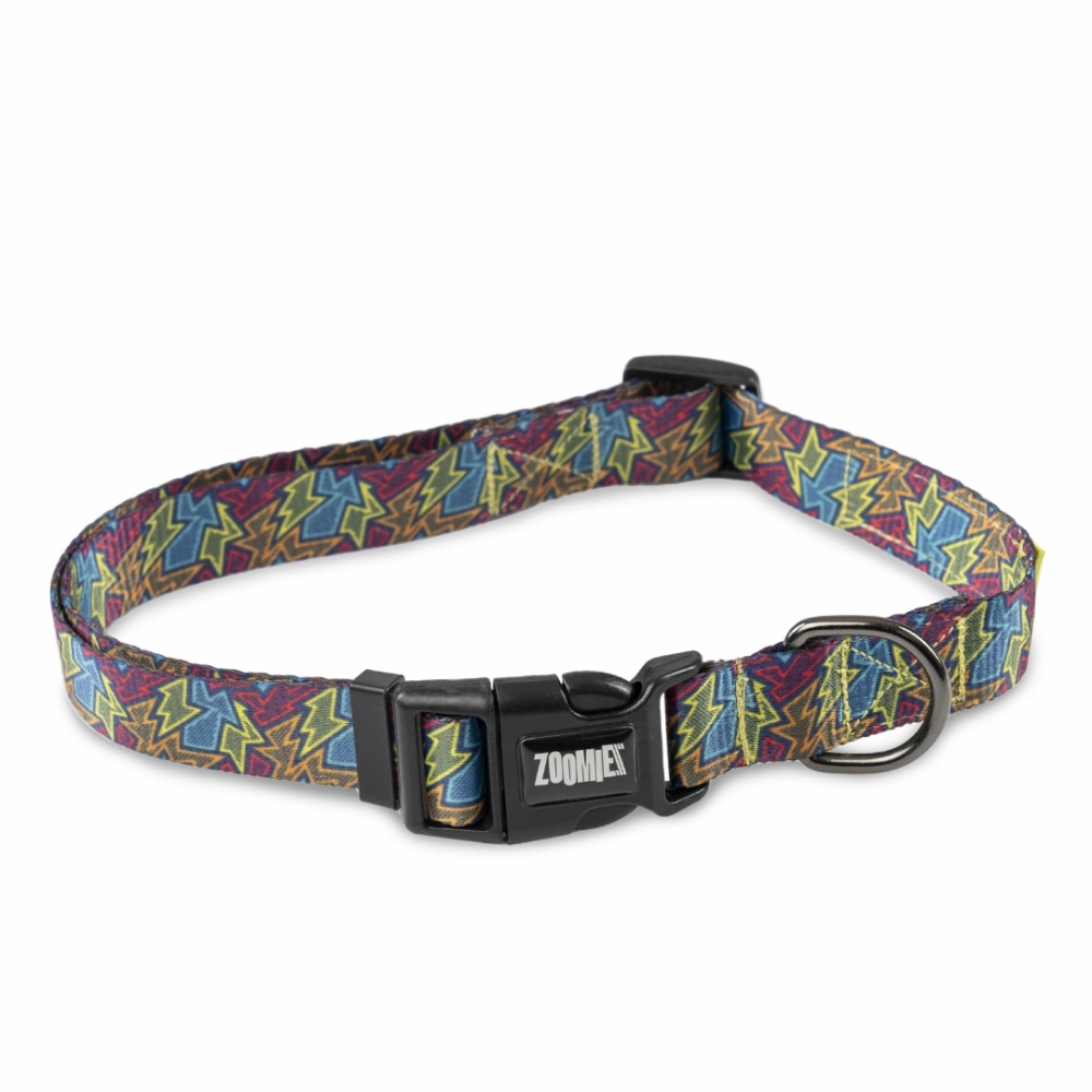 Zoomiez Bolt Printed Collar for Dogs