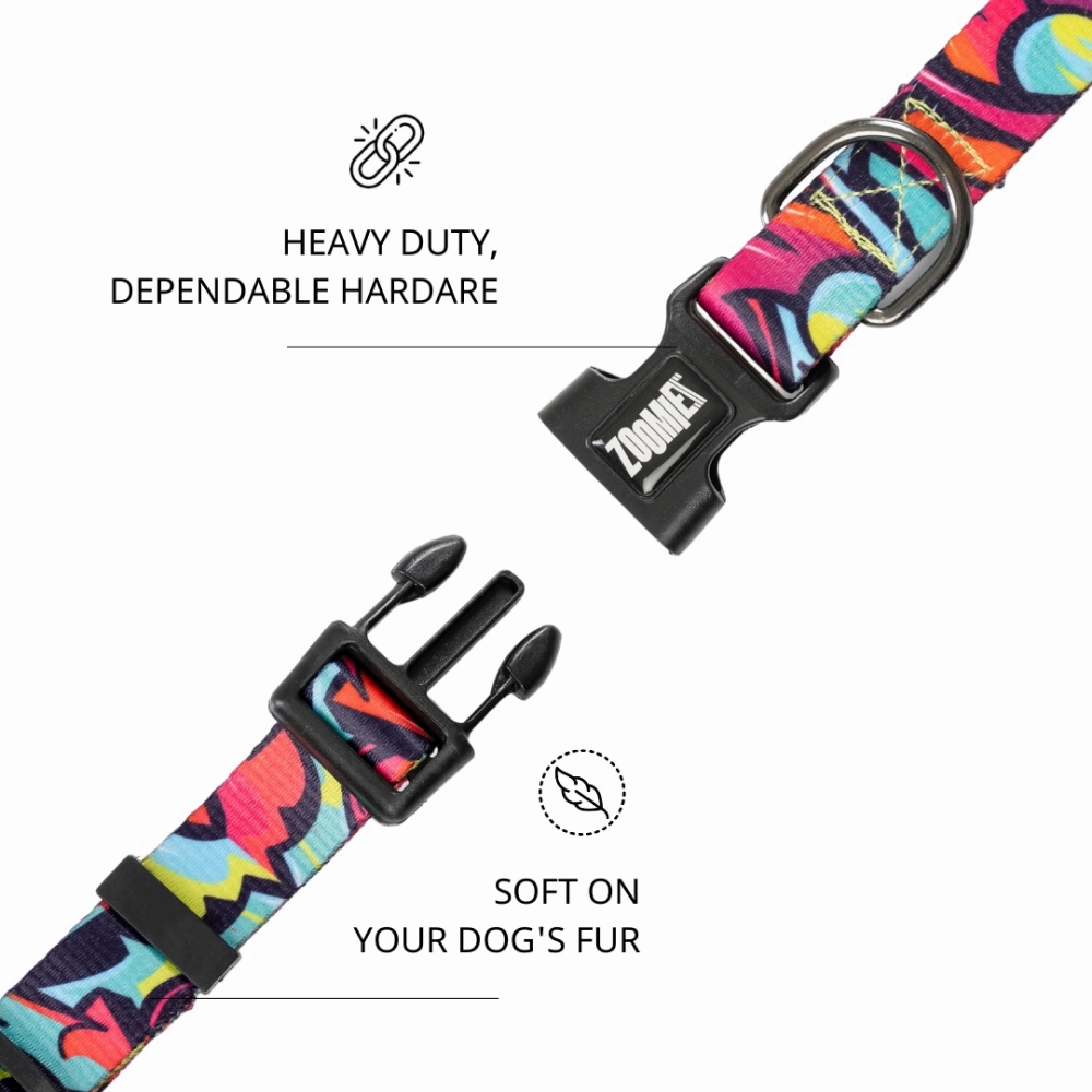 Zoomiez Drip Printed Collar for Dogs